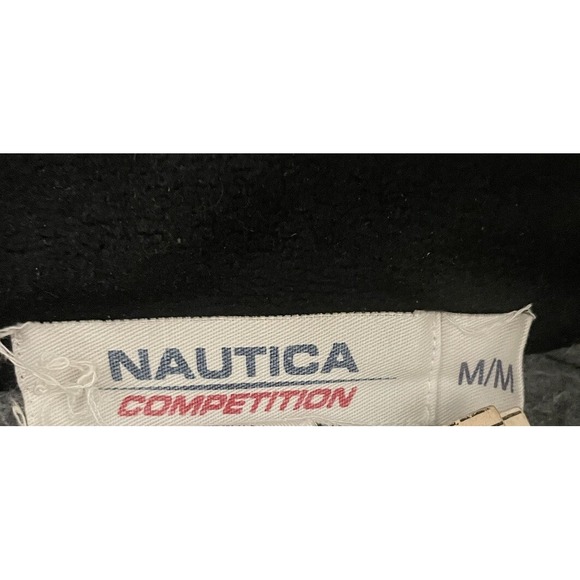 VTG‎ 90's Nautica Competition Zip Up Fleece Sweatshirt Jacket Size Med Y2K USA - Picture 7 of 10